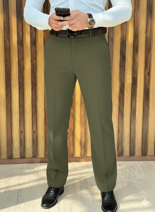Japanese Bootcut Trouser - Green
