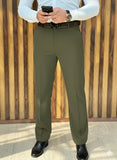 Japanese Bootcut Trouser - Green