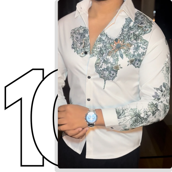 Royal Wings Shacket - White