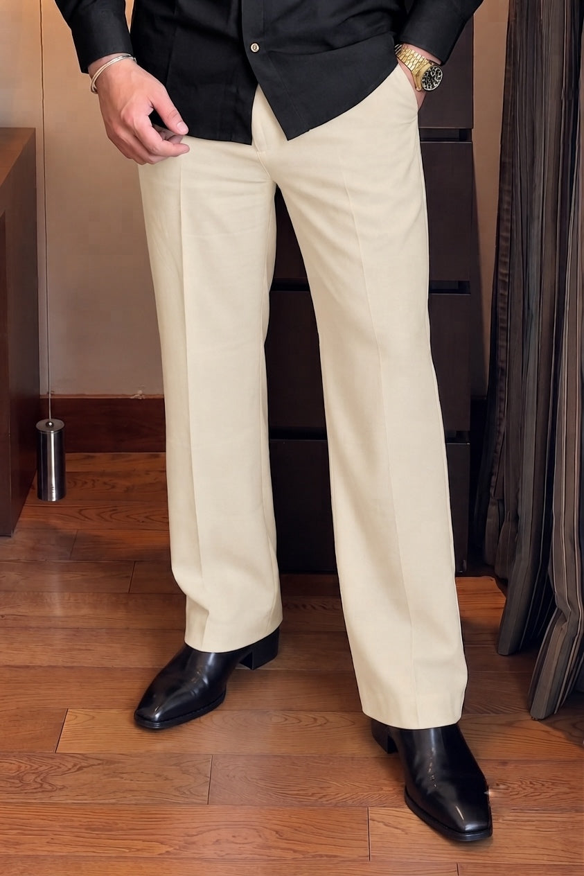Japanese Bootcut Trouser - Fawn