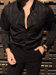 Electrify Jacquard Shirt - BLACK