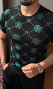 Bv Crochet tshirt - black