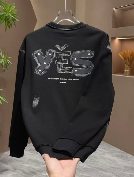 Yes Attack Sweatshirt - Black
