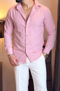 Japanese Premium Solid Shirt - Pink