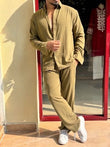 Turkey Linen Textured Coord set - SAND