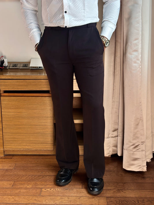 Japanese Bootcut Trouser - Brown