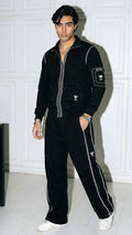 Havoc Embroidery Premium Tracksuit - Black