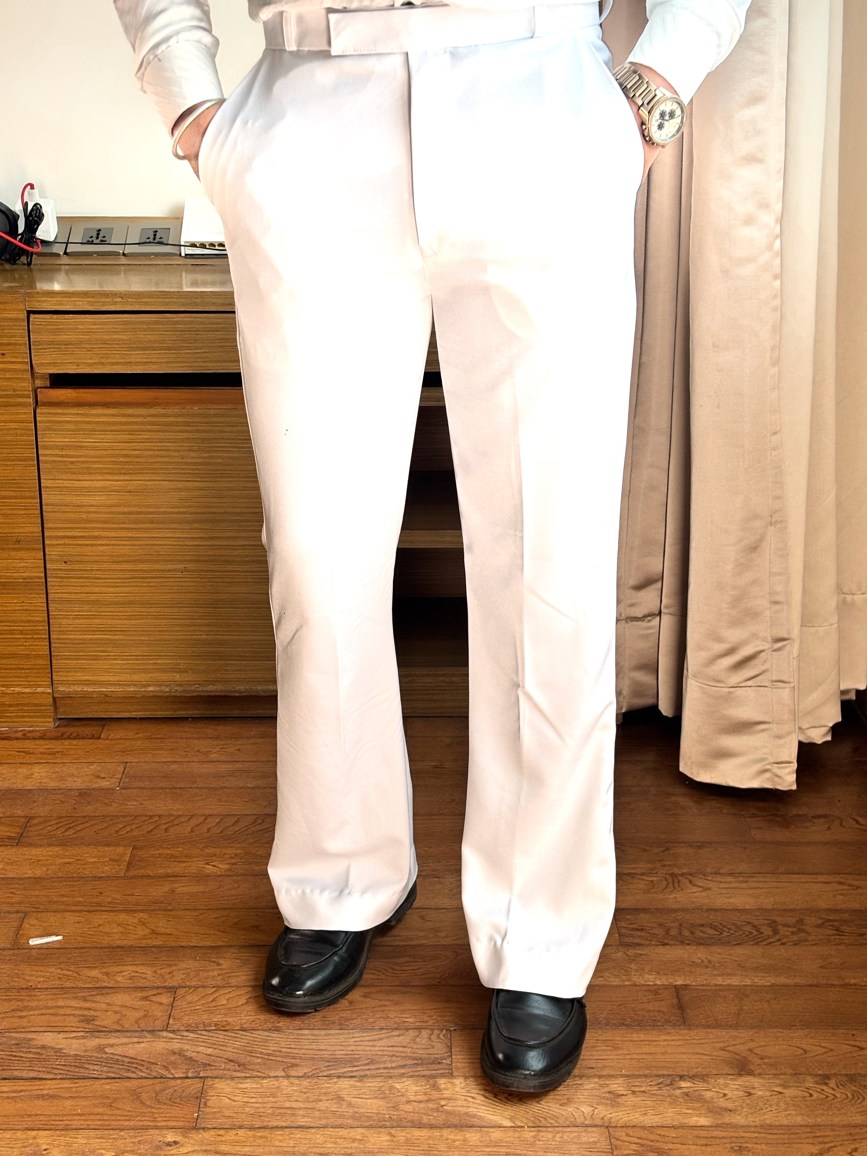 Japanese Bootcut Trouser - White