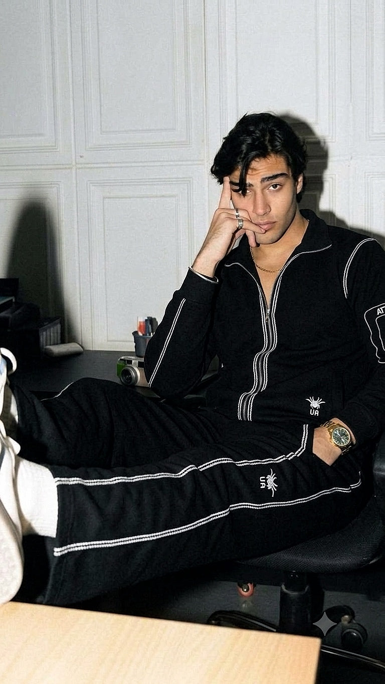 Havoc Embroidery Premium Tracksuit - Black