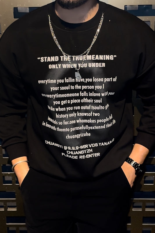 Eclipse Love Sweatshirt - Black