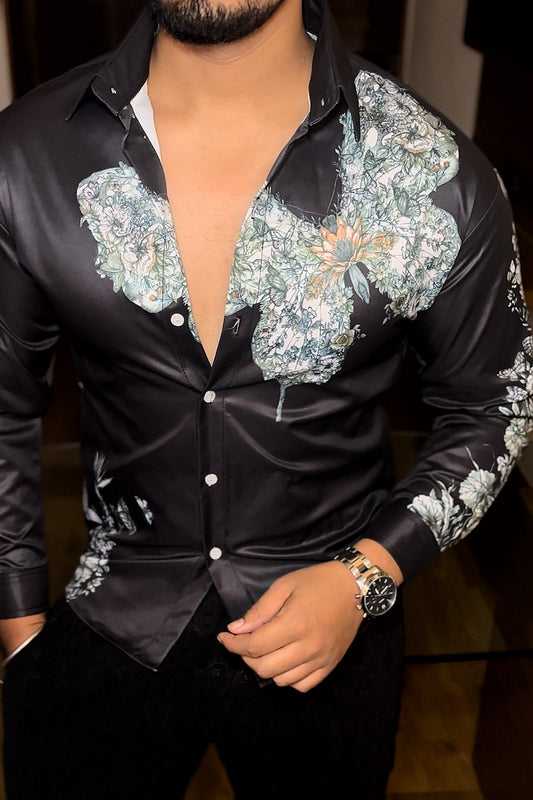 Royal Wings Shacket - Black