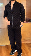 Luxe Edition Jacquard Tracksuit - Choco