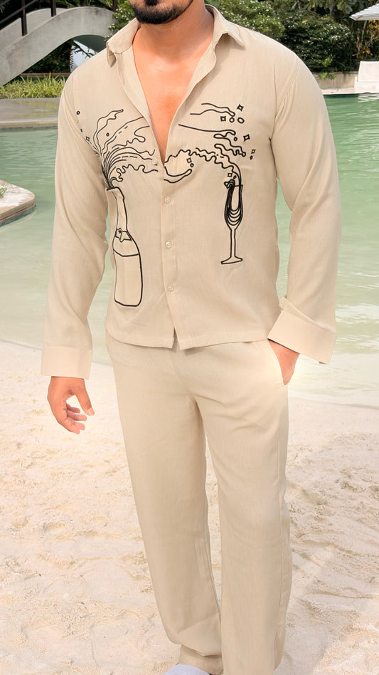 Koh Samui Linen Textured Coord set - PISTA