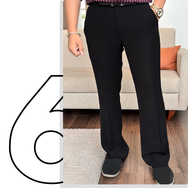 Japanese Bootcut Trouser - Black