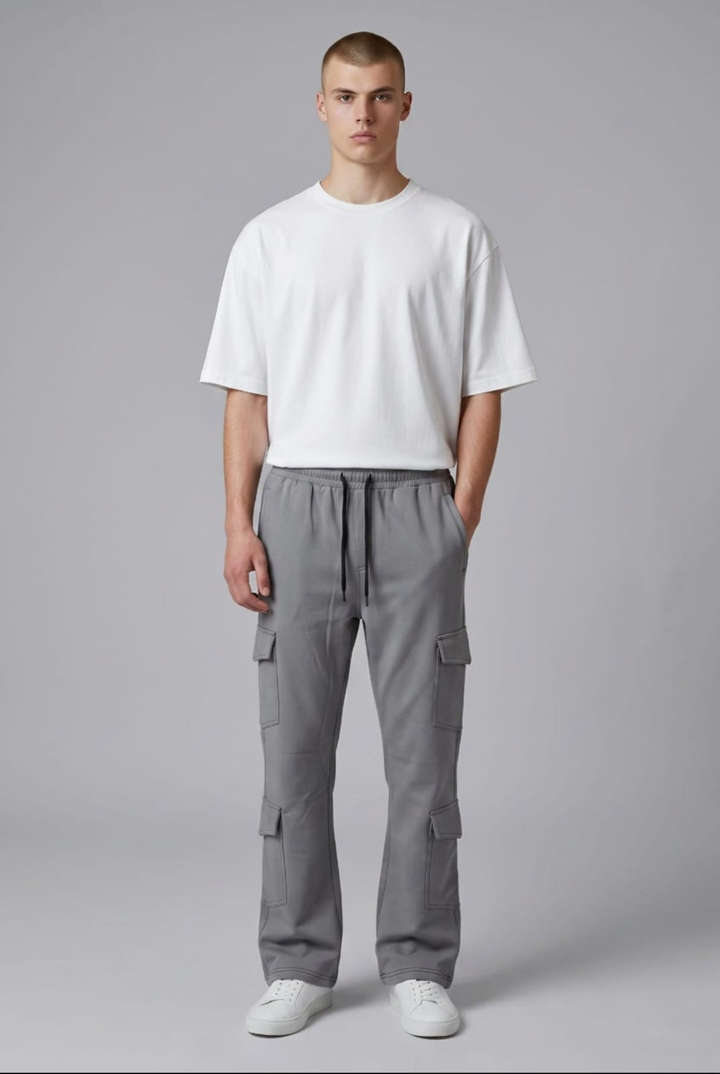 6POCKET LYCRA CARGO- CHARCOAL - Under Attack