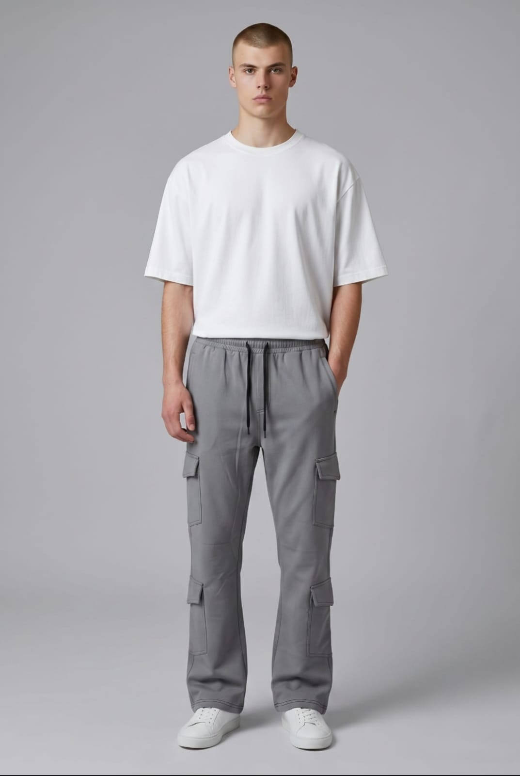 6POCKET LYCRA CARGO- CHARCOAL - Under Attack