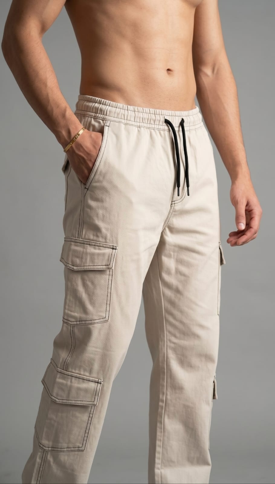 6POCKET LYCRA CARGO- FAWN - Under Attack
