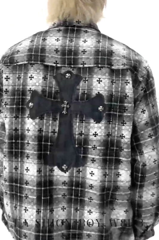 Checkmate Shacket - Black & White