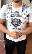 Dk tiger tshirt - white