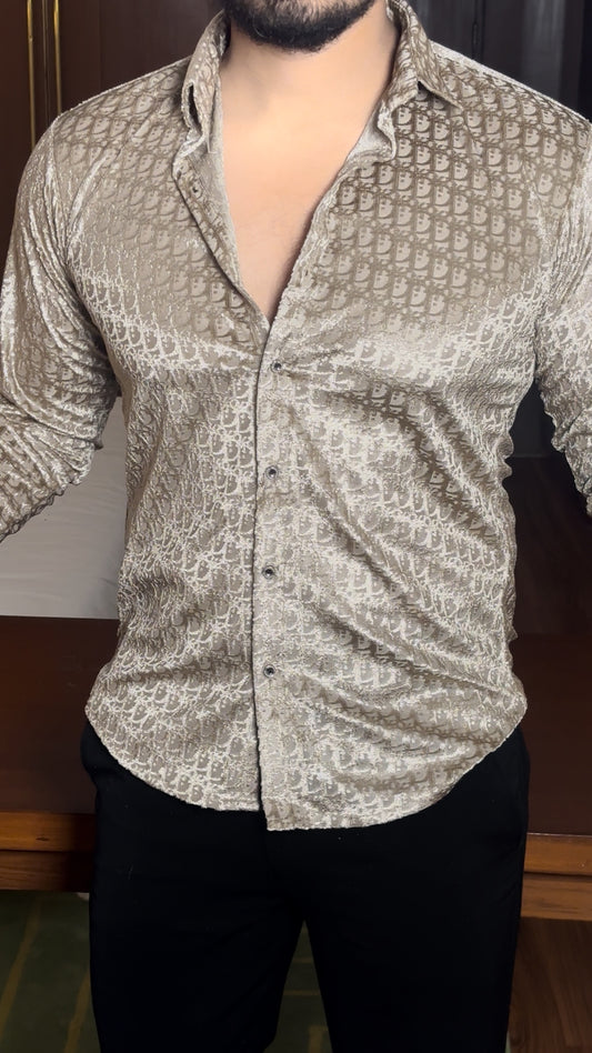 V'Velor DD Luxury Shirt - FAWN