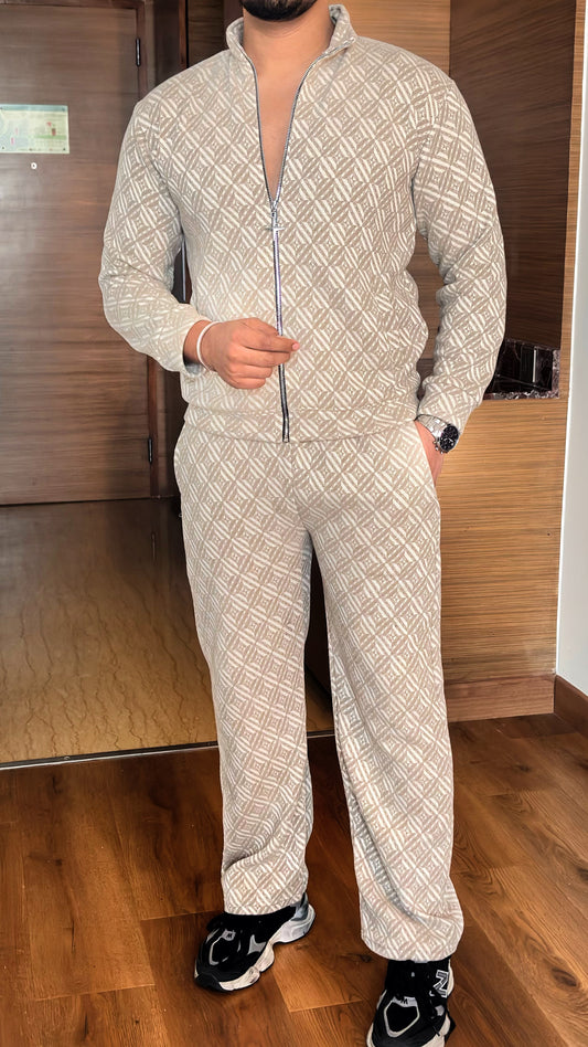 Luxe Edition Jacquard Tracksuit - White