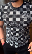 Tiger crochet tshirt - white