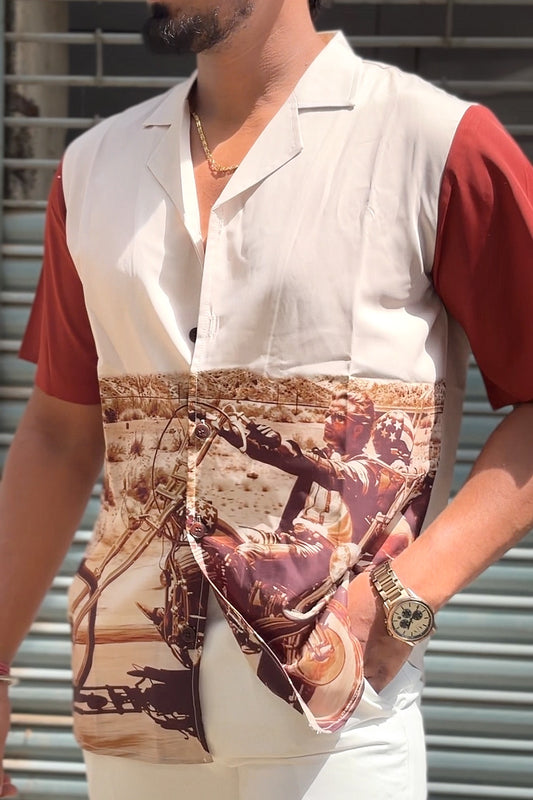 Sandstorm Patterned Resort Shirt