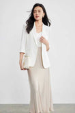 I am the Boss Blazer in White