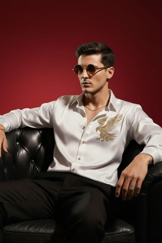 Eagle Japanese Lycra Shirt - White