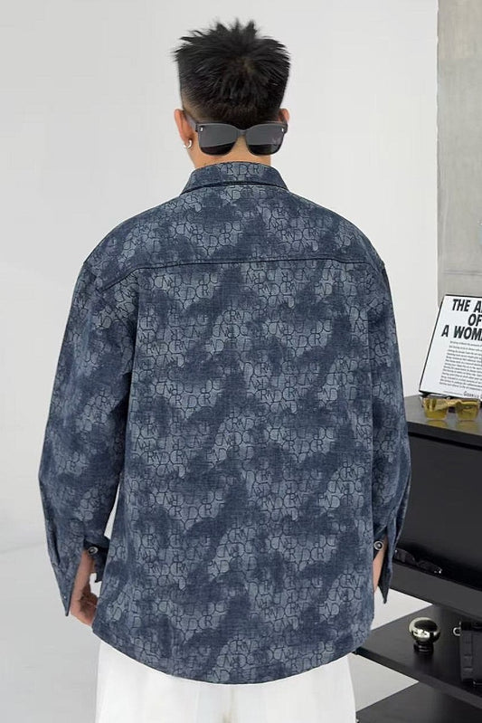 DD Fashion Shacket - Denim blue