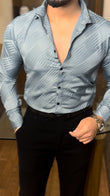 Leopard Jacquard Shirt - SEA