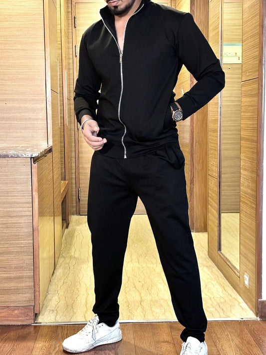 Solid Tracksuit - Black