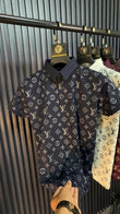 VL all over printed Tshirt - navy
