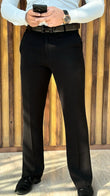 Japanese Bootcut Trouser - Black