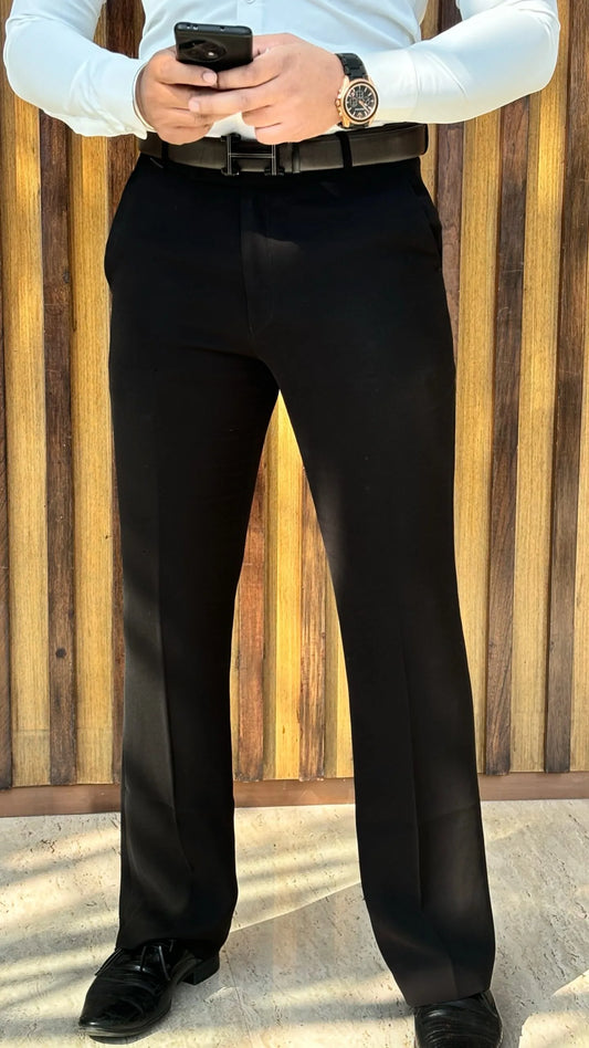 Japanese Bootcut Trouser - Black