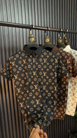 VL all over printed Tshirt - black