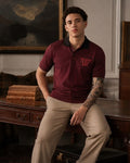 Burgundy Crest Polo Tshirt