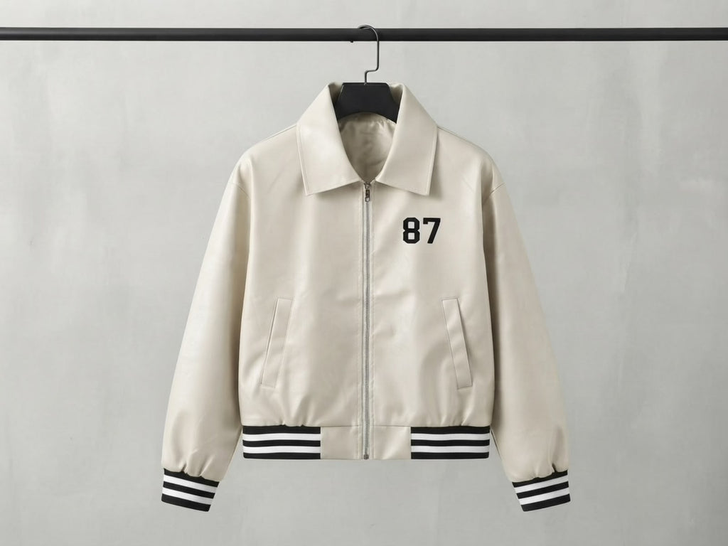 Legacy Retro Bomber Jacket - White