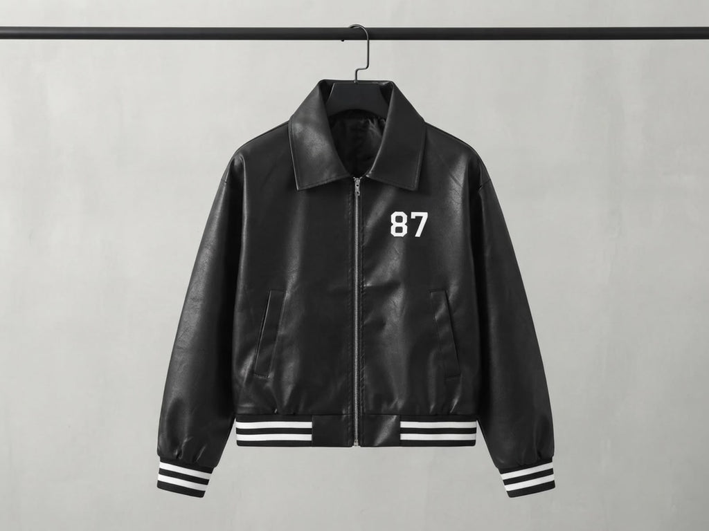 Legacy Retro Bomber Jacket - Black