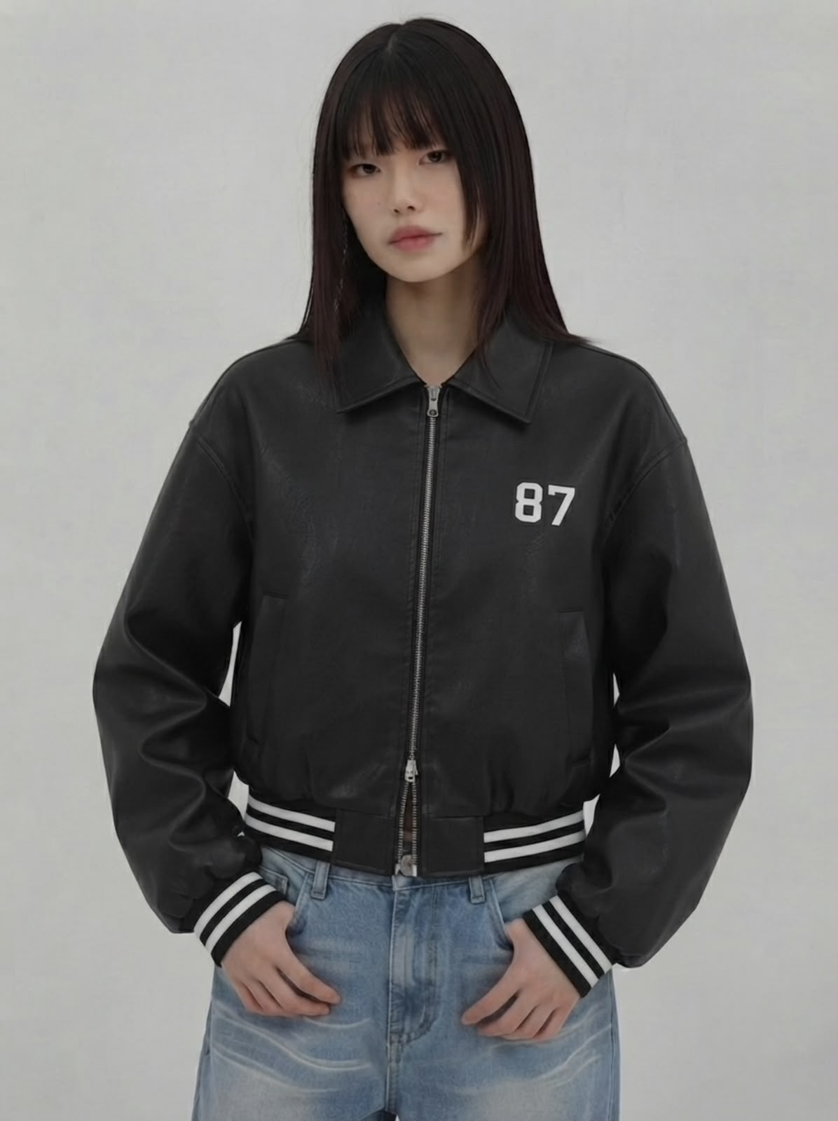 Legacy Retro Bomber Jacket - Black