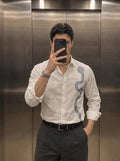 Serpent Luxe Shirt - White