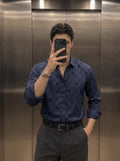 GG Logo Solid Shirt - Navy
