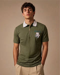 Tedd Solid Lycra Tshirt - Olive
