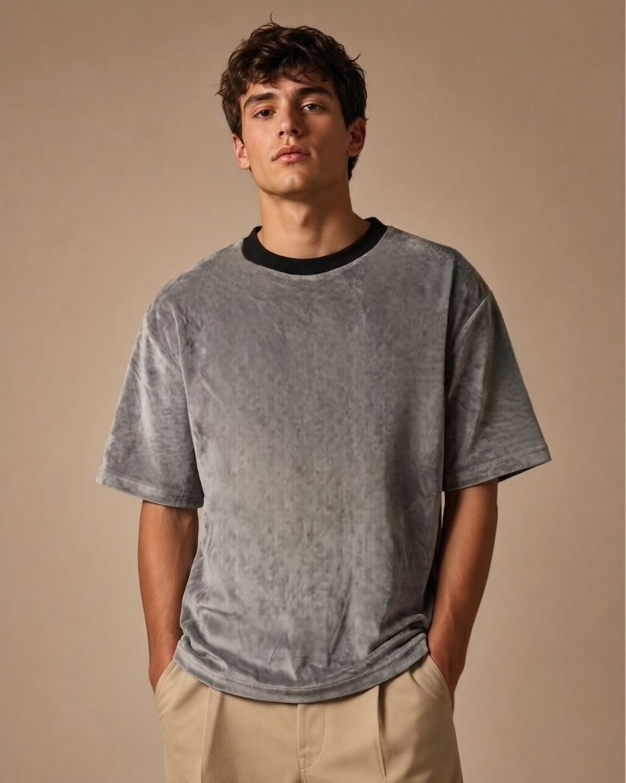 Velvetfall Monarch Tshirt - Grey