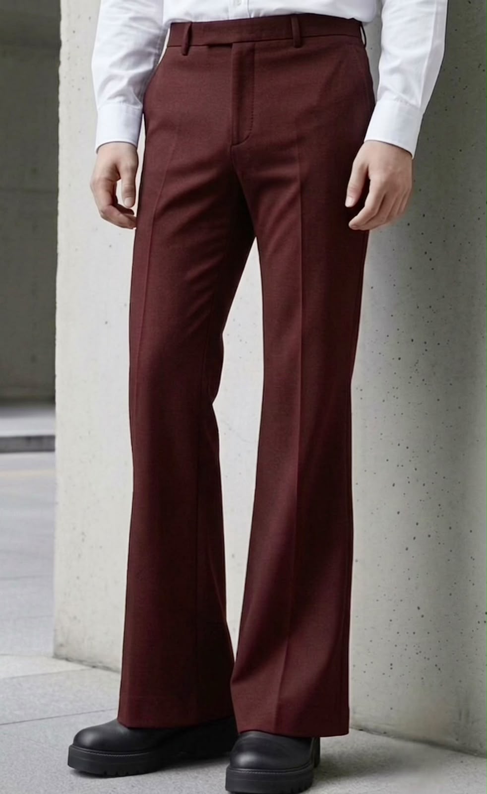 Japanese Bootcut Trouser - Dark Mocha