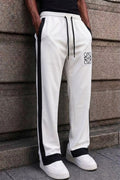 Arctic Contrast Signature Stripe Joggers - White