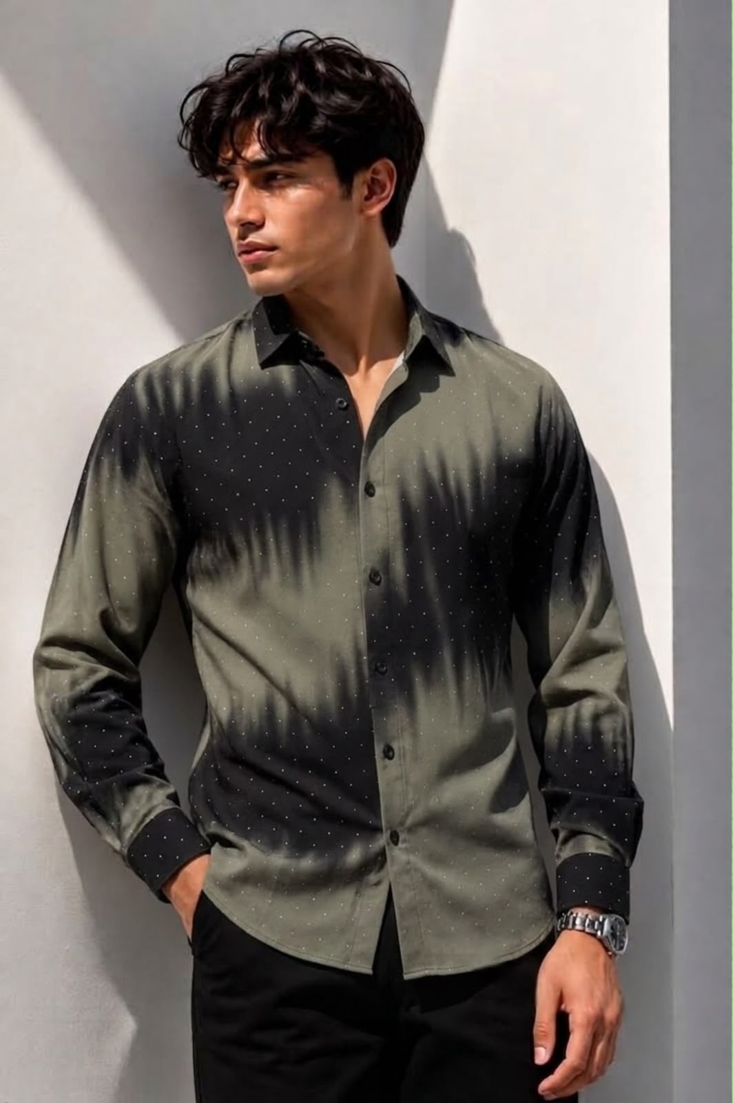 Galaxy Eclipse Signature Shirt - Olive