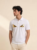 Golden Eye Heritage Polo Tshirt - White