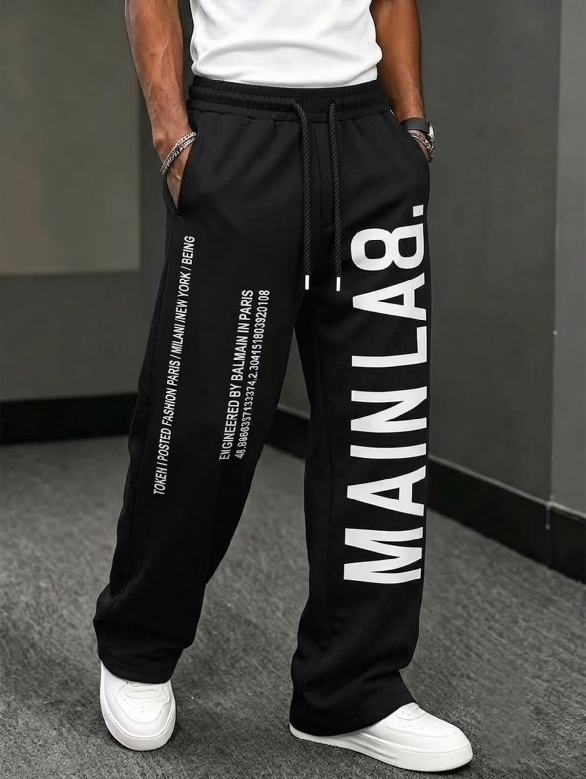 Bellarque Street Division Joggers - Black