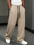 Urban Gridline Dynasty Joggers - Beige